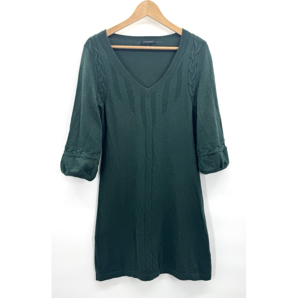 Whimsigoth Banana Republic Angora Bell Sleeve Knit Dress Small Goblin Grunge